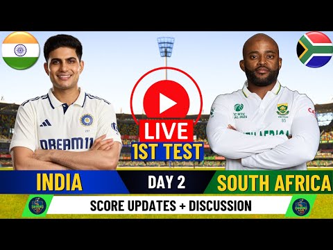 LIVE: IND vs SA 1st Test Day 2 | India vs South Africa Live Score & Commentary | Session 3