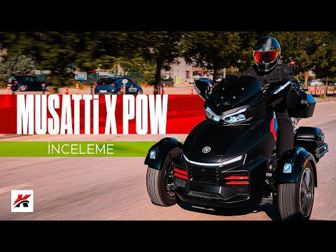 Herkesin gözü sizde! | Musatti X Pow 3 tekerli motosiklet inceleme | Kolaçan