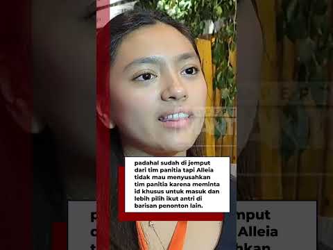 ALLEIA ANATA PUTRI ARIEL TETAP IKUT ANTRE TIKET KONSER NOAH