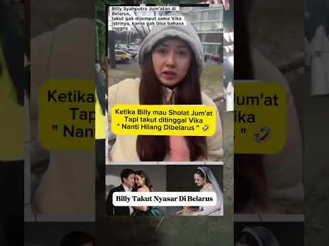 Billy Takut Nyasar Di Belarus #billysyahputra #vikakolesnaya