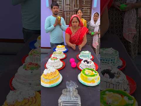 Family cakes challenge #shorts