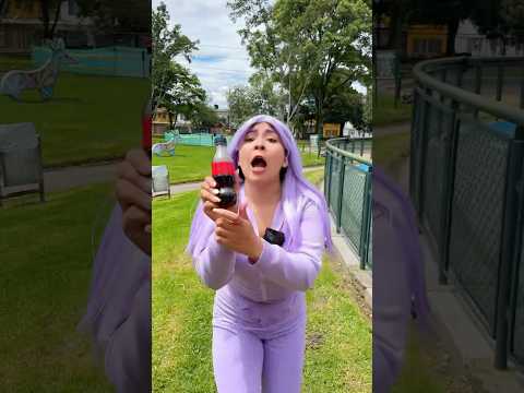 ¡COCA -COLA ASQUEROSA! ❌😵🤣😱🤢😳💜  #shorts #comedy