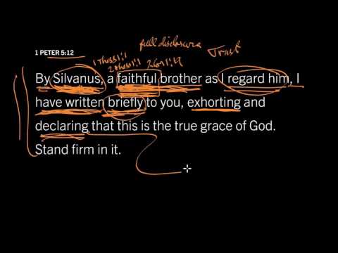 1 Peter 5:12 // Stand Firm in Grace