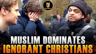 Christians Cooked By Muslim In Heated Debate | Mansur | Speakers Corner