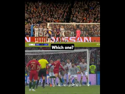 Messi or Ronaldo #freekick #messi #cr7 #football