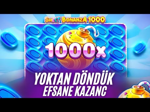 SLOT OYUNLARI 🍭 SWEET BONANZA 1000 🍭 BONANZA DA YOKTAN DÖNDÜK EFSANE KAZANÇ !! #slotoyunları