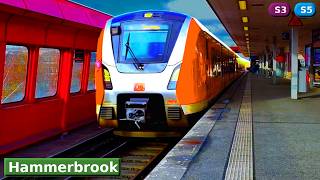 Hammerbrook S3 - S5 : Hamburg S-Bahn ( DB 490 - 474 )