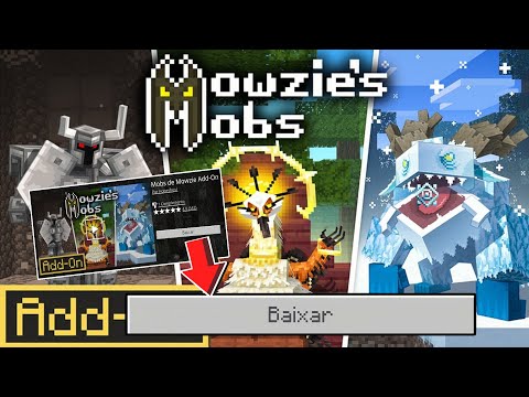 SAIU ADDON DO MOWZIE'S MOBS DA MARKETPLACE LIBERADO  - (MCPE, XBOX, Switch, PS5, Windows) review