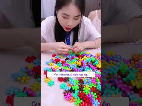 Review lego lắp ghép hình hoa #funnyshorts