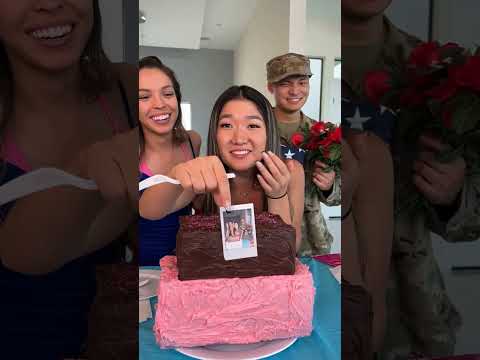 Military Husband Reunites With Wife On Her Birthday!🎉❤️