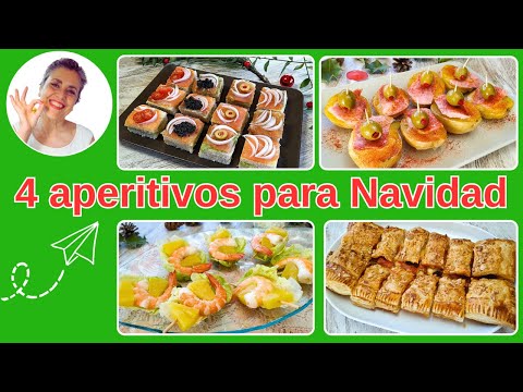 🎄Aperitivos para Navidad Brillantes Faciles y Sabrosos