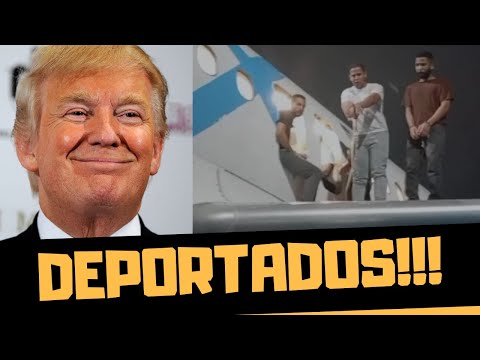 BRASILEIROS DEPORTADOS POR TRUMP CHEGAM AO PAÍS!!!