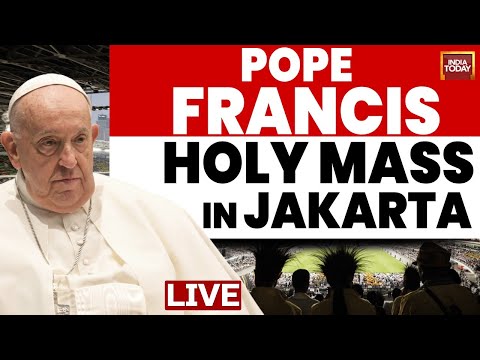 Pope Francis LIVE: Pope Francis Hold Holy Mass In Jakarta Stadium | Pope Francis Indonesia Visit
