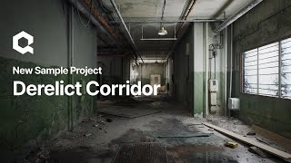 Derelict Corridor | New Megascans Sample Project | Now on Fab