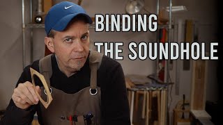 Attempting a soundhole binding for looks and support
