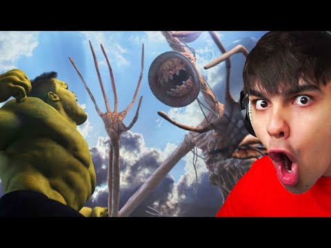 SIREN HEAD vs HULK en LA VIDA REAL | ARSEL REACCIONA a 葉式特工Yes Ranger