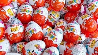 Some Lot's of Candie New! 858758M Yummy Kinder Joy Chocolate, Kinder Surprise Opening ASMR Lollipops