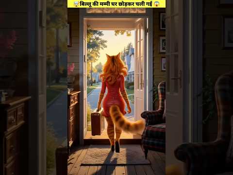 बिल्लू की मम्मी घर छोड़कर चली गई 😱#shorts #ytshorts #cat