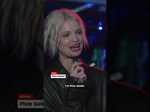 An inside view of the Burberry fashion show