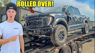 We Bought A Rolled Over Ford Raptor R!!!