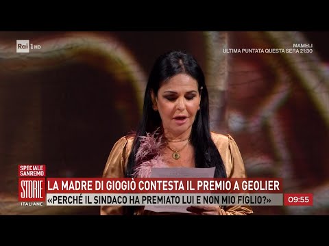 La madre di Giogiò contesta il premio a Geolier  - Storie italiane   13/02/2024