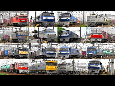 2025,5,21 貨物列車いろいろいっぱい61本 稲沢界隈に響く大迫力モーター音と豪快ジョイント音‼汽笛‼ 貨物王国を力走する貨物列車と電車 気動車たち 銀釜2機とキヤ95ドクター東海も登場します♪