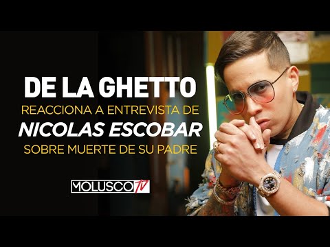 “DE LA GHETTO” REACCIONA A LO QUE DIJO “NICOLÁS ESCOBAR” DE LA MUERTE DE SU PAPÁ..