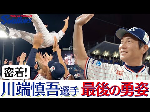 【スワローズ】川端慎吾選手、20年間の現役生活、最後の2日間に広報カメラが密着！髙津監督や選手から惜別メッセージも。