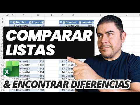 Deja de buscar Diferencias a mano: 4 Niveles para Comparar Listas en Excel