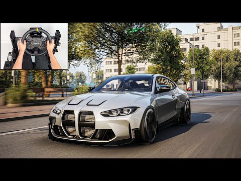 BMW M4 G82 (GIVEAWAY) | CarX Street | Steering Wheel Gameplay