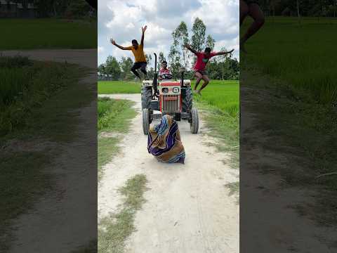 The mysterious object fell in front of the truck.
