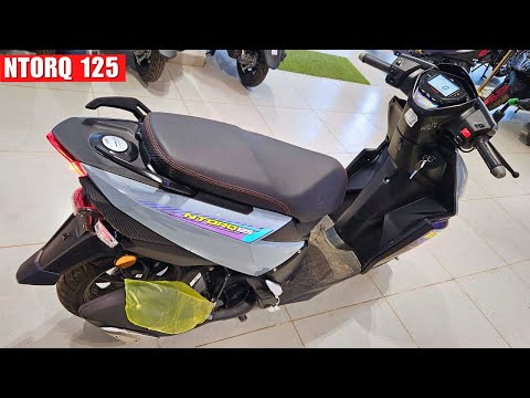 2025 TVS Ntorq 125 Nardo Grey OBD-IIB Review - Price & All Colors | Features | Mileage
