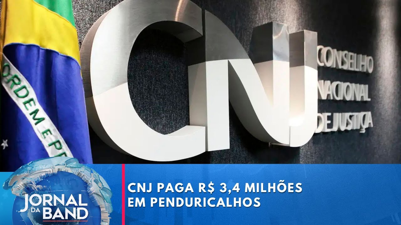 CNJ paga R$ 3,4 milhões em penduricalhos | Jornal da Band