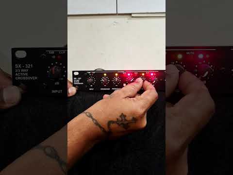 3-Way #Stereo Connection with SX-321 Active #Crossover by #StudiomasterProfessional #tutorial #audio