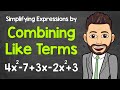 Simplifying Expressions: Combining Like Terms