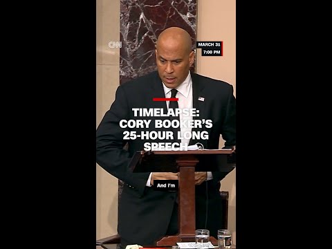 Timelapse: Cory Booker’s 25-hour long speech