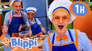 Blippi Makes The CRAZIEST Pizza | BEST OF BLIPPI! | Learn Colors and Science with Blippi!
