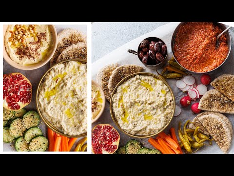 Mezze Platter - MIDDLE EASTERN FEAST - vegan
