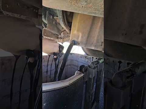 Semi truck oil change at home