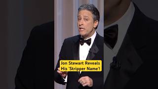 Jon Stewart Reveals His "Stripper Name" at the Oscars!