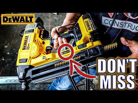 DeWALT XR Concrete Nailer HAS A SPECIAL FEATURE! (don't overlook this!)