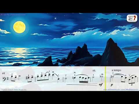 Meditation from Thais by Jules Massenet for cello and piano - Sheet Music Play-Along