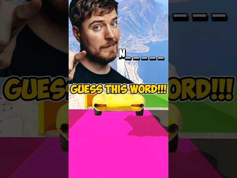 Guess The Word w/ Mrbeast ?? Sound via @VoiceVerseAI #shorts #funny #trending