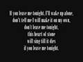 Secondhand Serenade-Stay Close, Dont Go lyrics