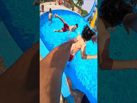 bella ciao being chased on waterslides pov