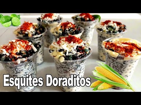 Como Hacer ESQUITES De Elote (Doraditos)- Cris en la Cocina