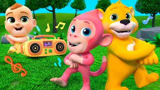 A Ram Sam Sam with Animal Friends | Lalafun Nursery Rhymes & Kids Songs