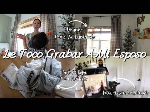 Está Quedando Como Quería + Le Toco Grabar A Mi Esposo + Haul De Ropa Para Hombre