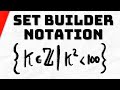 Set Builder Notation Concepts