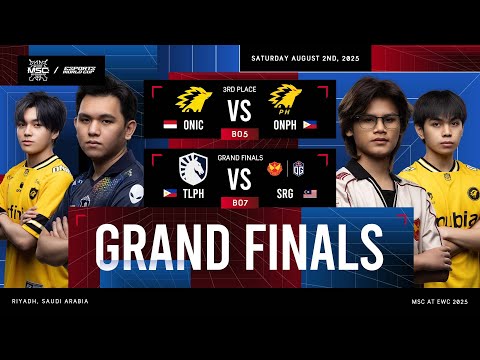 ๐ด GRAND FINALS & 3RD PLACE DECIDER | MLBB MSC at EWC 2025 | (ENG)